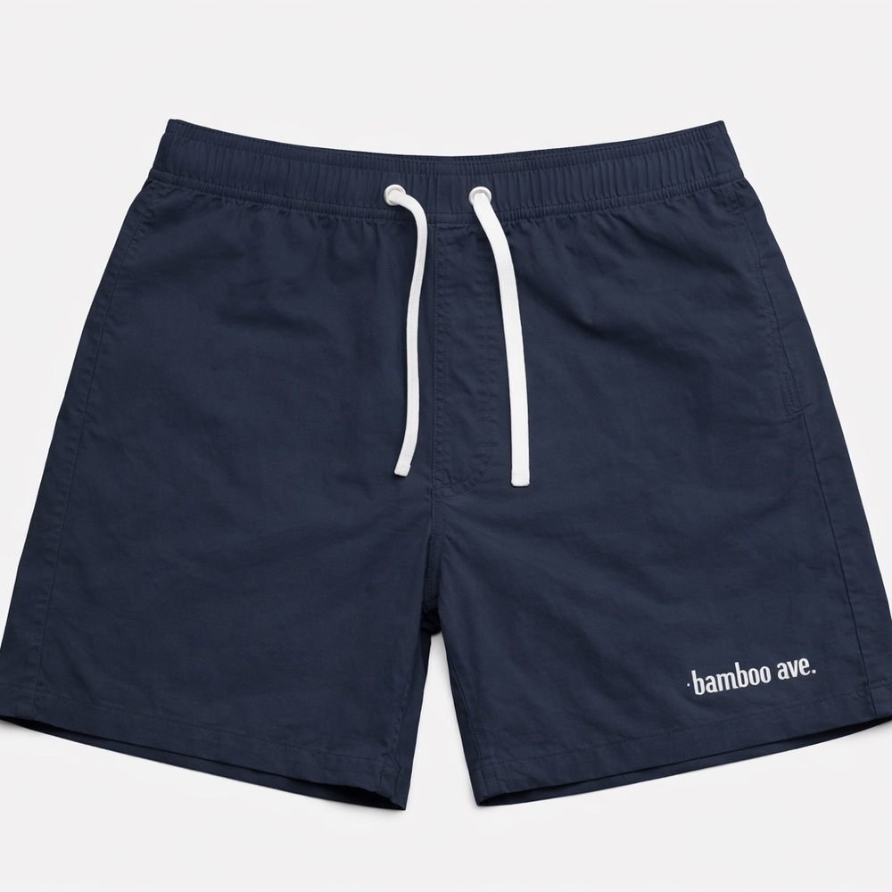 BAMBOO AVE Men's Navy Blue Shorts